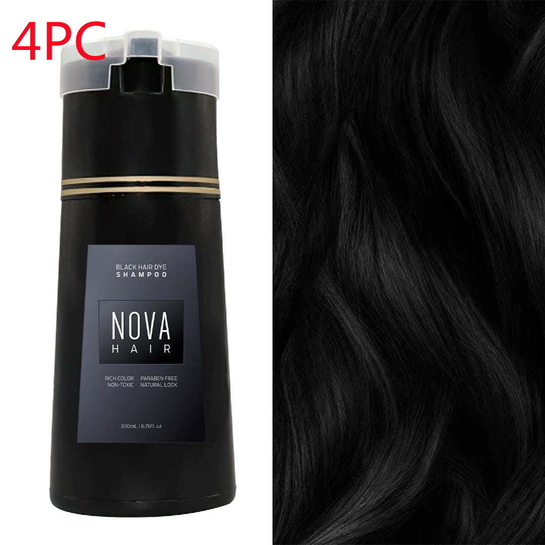 Hair Dyeing Hair Care Shampoo 3-in-1 Natural Fast White Hair Dyed Black Hair Dye Lasting Convenience Men Women Hair Care