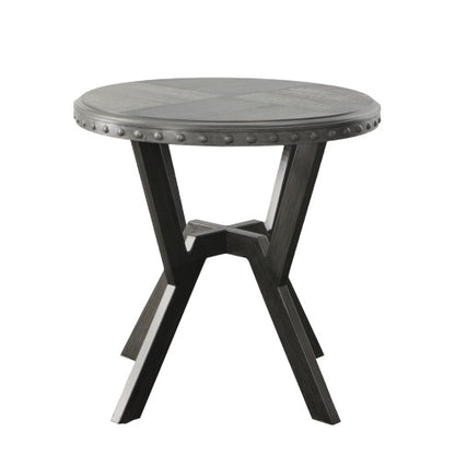 Alamo - Round End Table - Gray