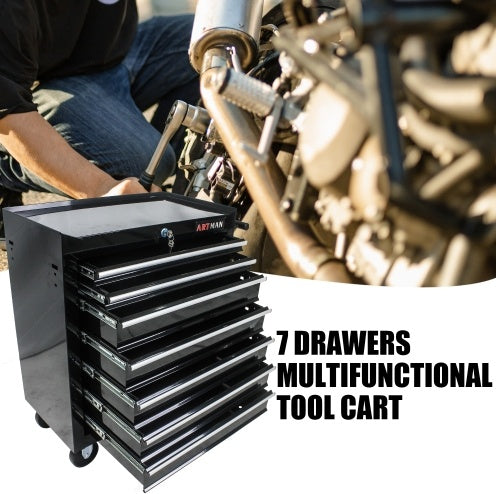 7-drawer Multifunctional Tool Cart