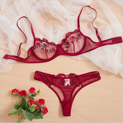 Women's New Lace Underwear Bra Set