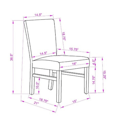 Solid Wood Dining Table And Chair