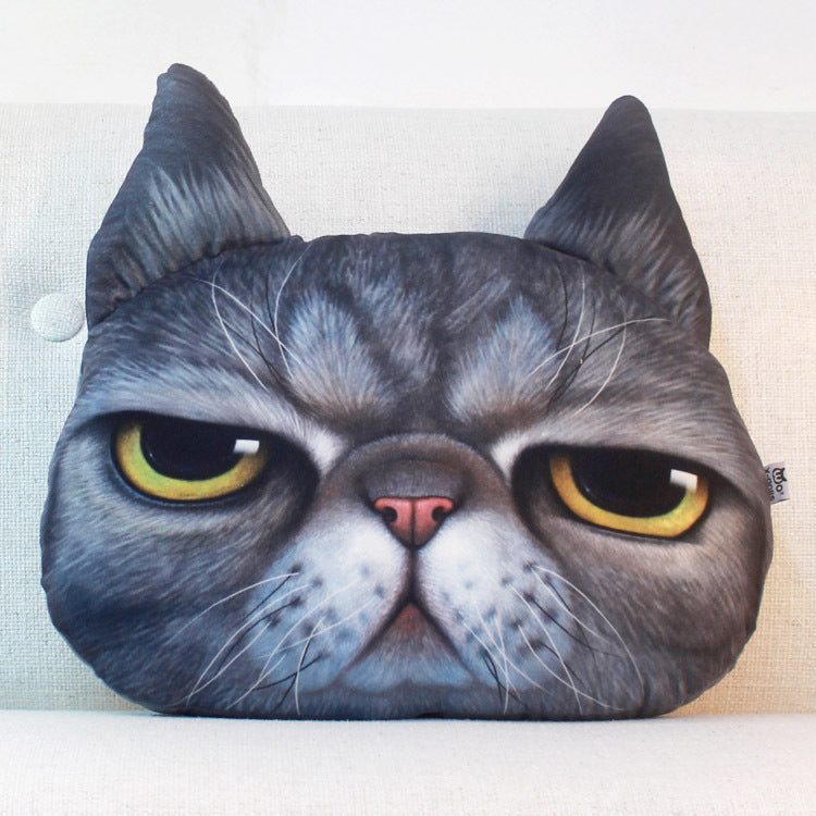 Cat Pillow Plush Sofa Cushion