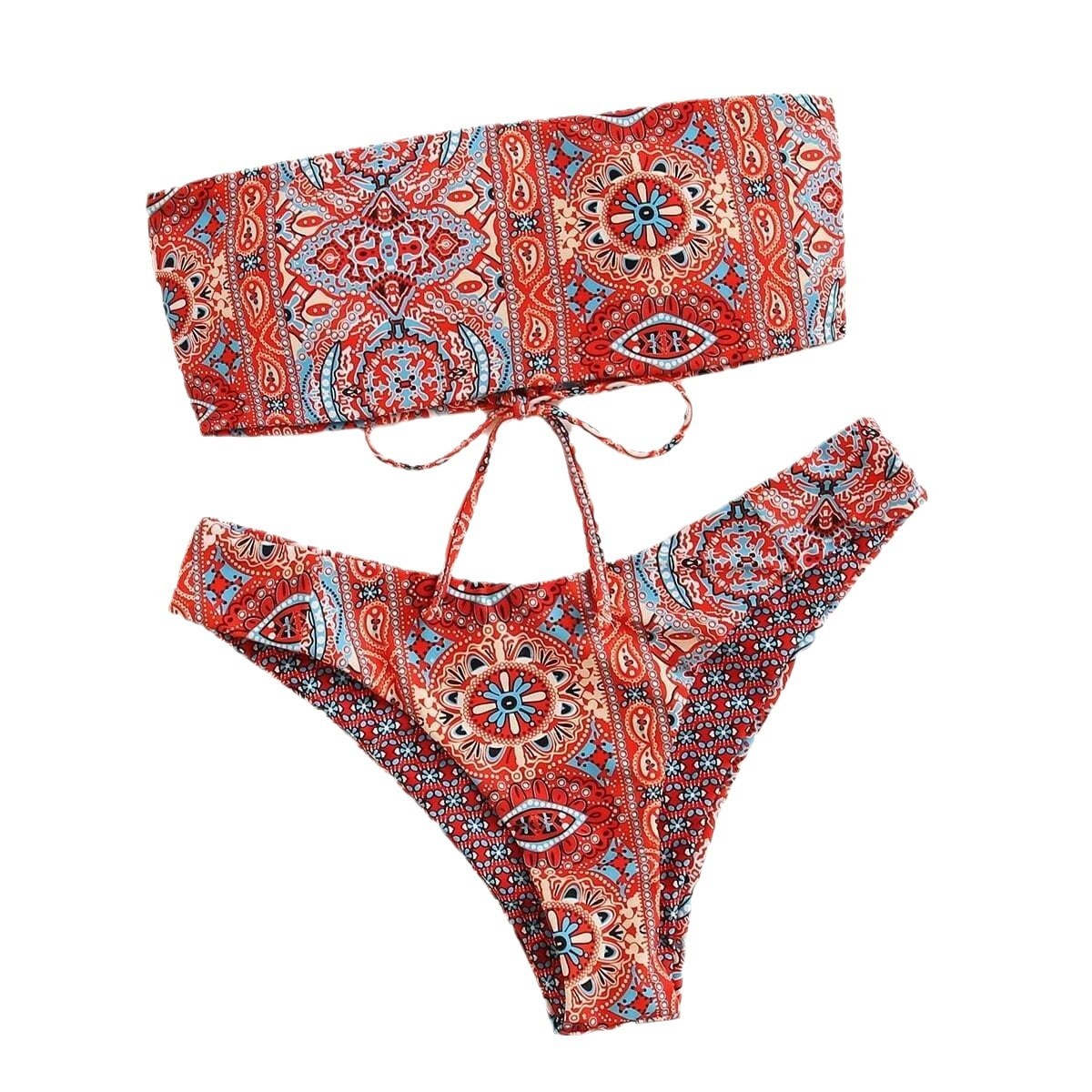 Women's Printed Two-piece Swimsuit Summer Bikini