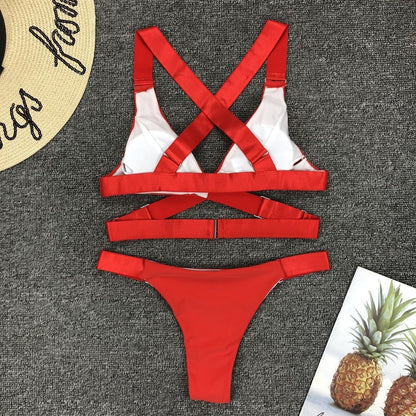 Women's Seperated Swimwear Adjustable Bikini