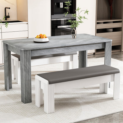 Chipboard Modern Bench Dining Table