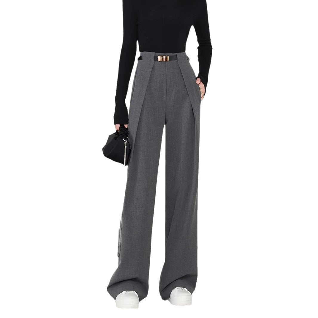 Women's Polyester Idle Style High-grade Suit Pants