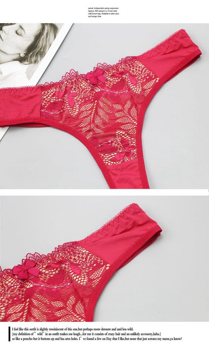 Push Up Underwear For Women Lace Bra Set