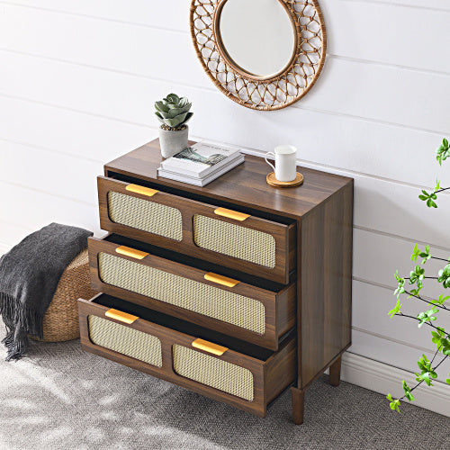 Solid Wood 3-drawer Vanity