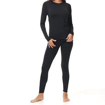 Women's Round Neck Thermal Underwear Autumn Suit