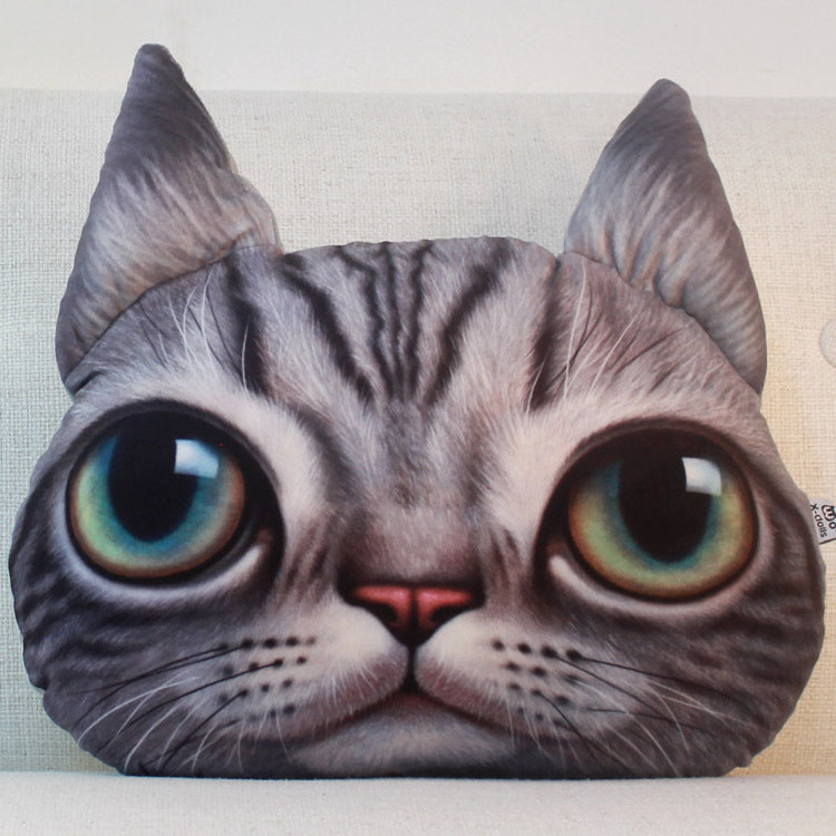 Cat Pillow Plush Sofa Cushion