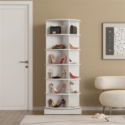 360 Rotating Shoe Cabinet 6 Floors