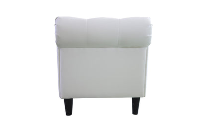 White Multifunctional Storage Rectangular Sofa Stool