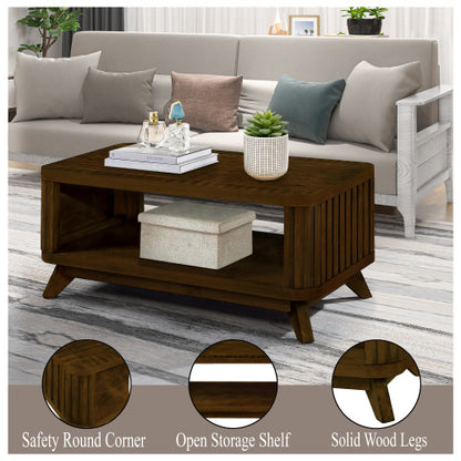 Rectangular Wooden Coffee Table