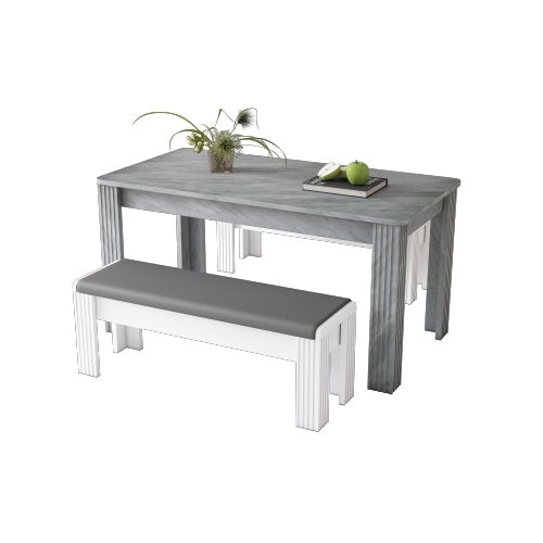 Chipboard Modern Bench Dining Table