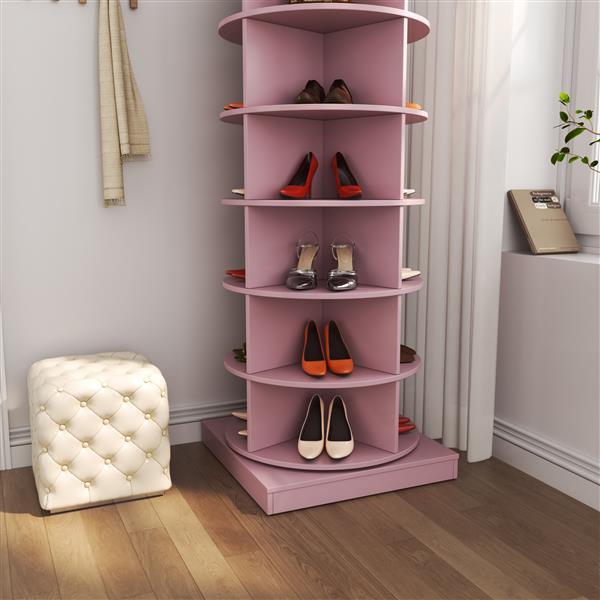 360 Swivel Shoe Cabinet 6 Floors