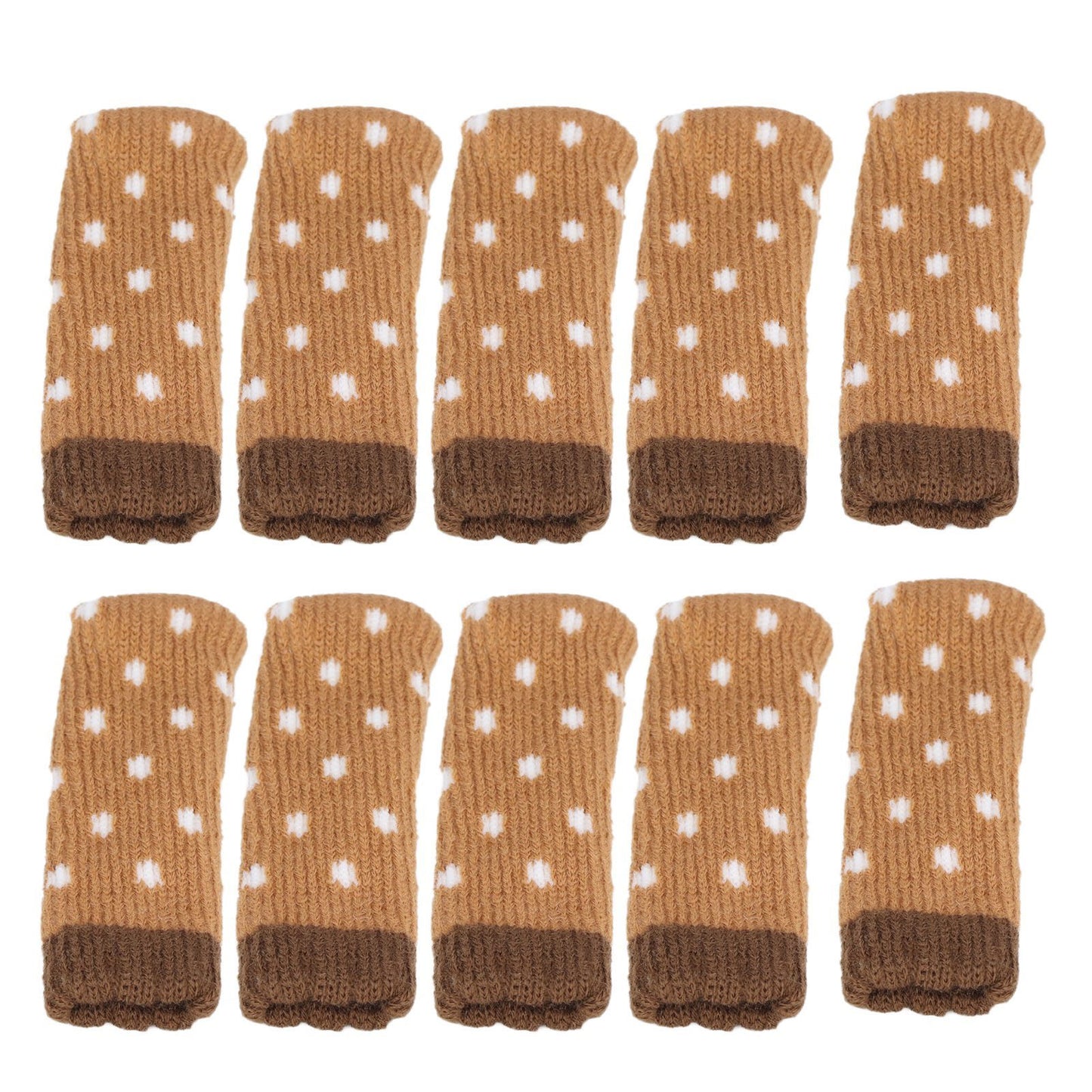 24Pcs Chair Leg Protector 2 Layer Furniture Caps Covers Floor Mute Pads Mats Accessories