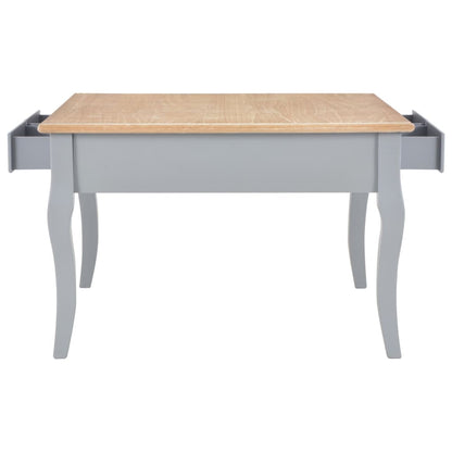 vidaXL Coffee Table Grey 80x80x50 cm Wood