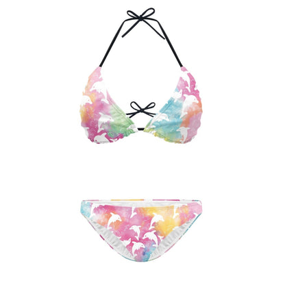 Women's Split Printed Swimsuit