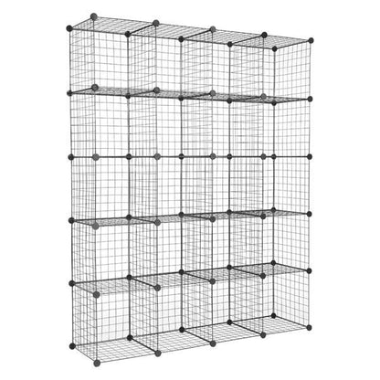 20 Grid Iron Mesh Material Storage Rack