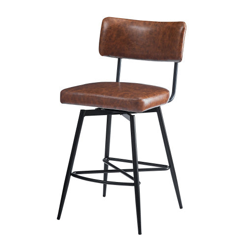 26 Inch Retro Rotating Bar Stool 2-piece Set