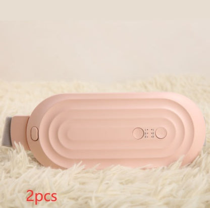 Menstrual Heating Pad Smart Warm Belt Relief Waist Pain Cramps Vibrating Abdominal Massager Electric Waist Belt Device