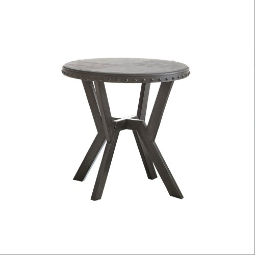 Alamo - Round End Table - Gray