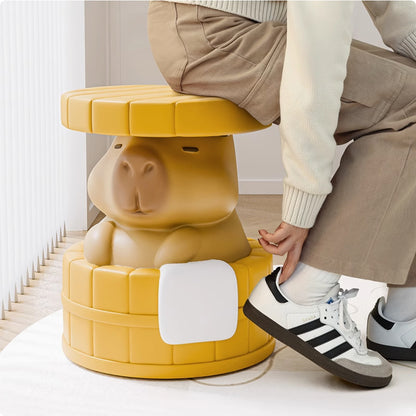 Capibala Creative Cute Entry Shoes Home Stool