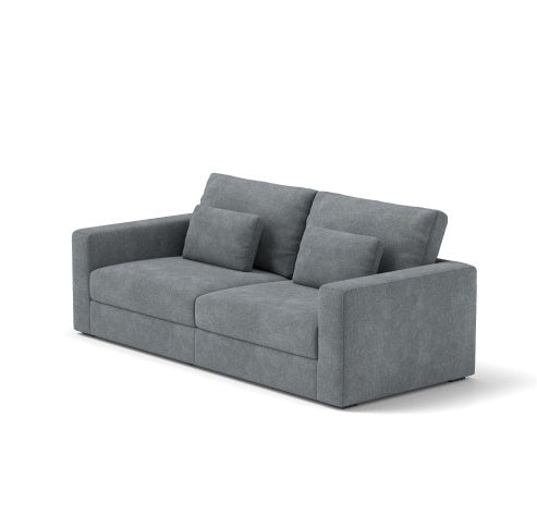 83  Modern Sofa Couches For Living Room, 3 Seater Sofa With Detachable Cover   Double Cushioning, Haze