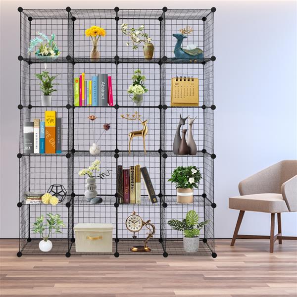 20 Grid Iron Mesh Material Storage Rack