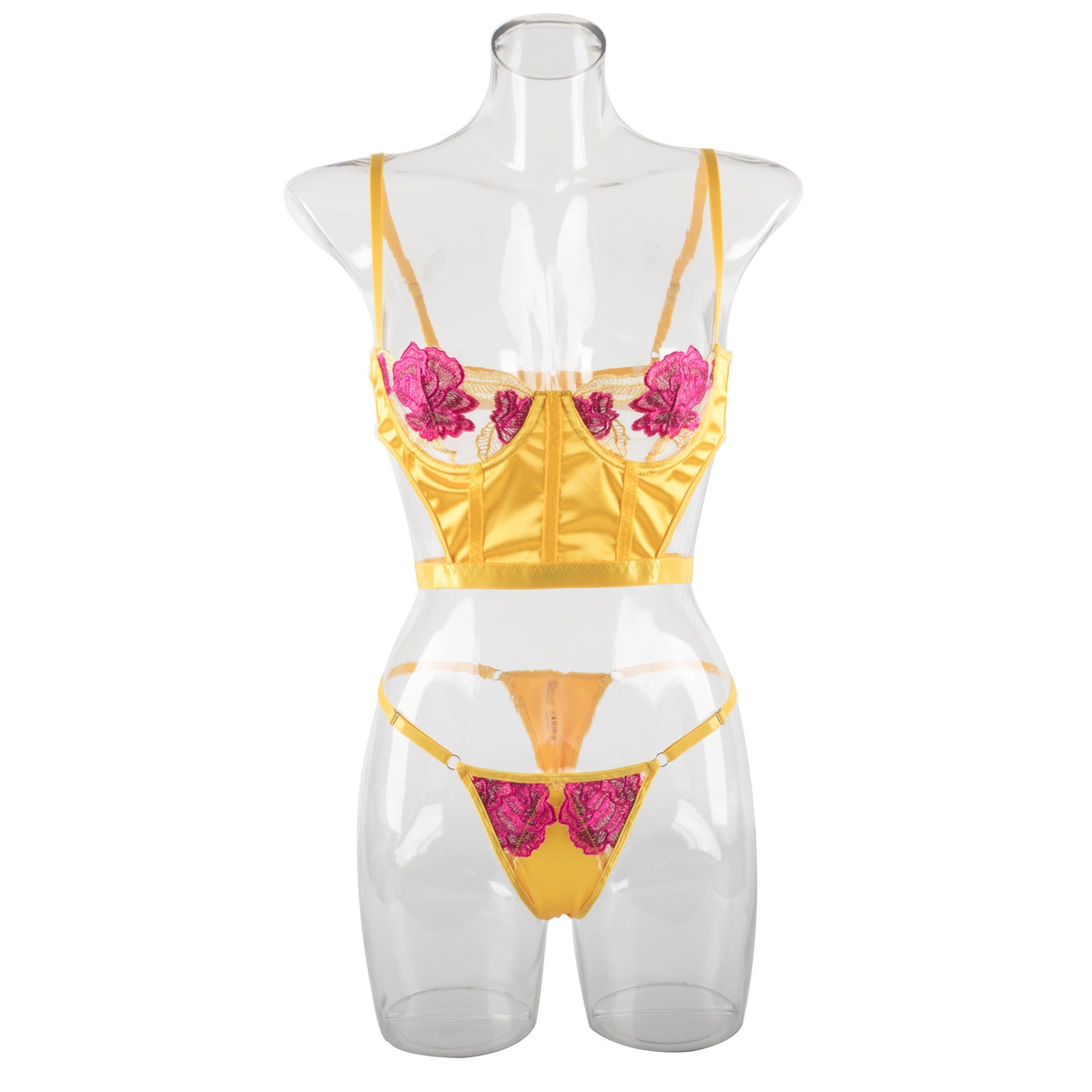 Women's Underwear Flower Suit Embroidery