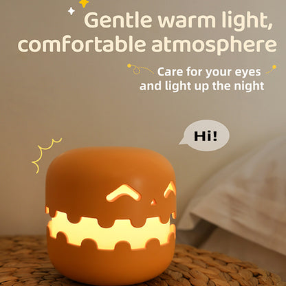 Pumpkin Lamp Bedside Halloween Funny Decoration Ambience Light For Bedrooms Living Room Decoration Kids Birthday Gift Halloween Decorations